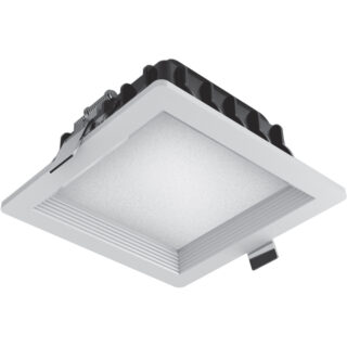 Foco de encastrar INTEGO PRO quadrado 1x21W LED 1130lm 6400K 120° C.14xL.14xAlt.0,5cm branco