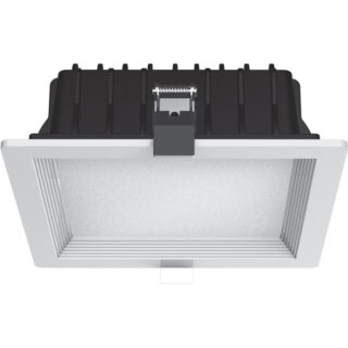 Foco de encastrar INTEGO PRO quadrado 1x26W LED 1490lm 6400K 120° C.18xL.18xAlt.0,5cm branco