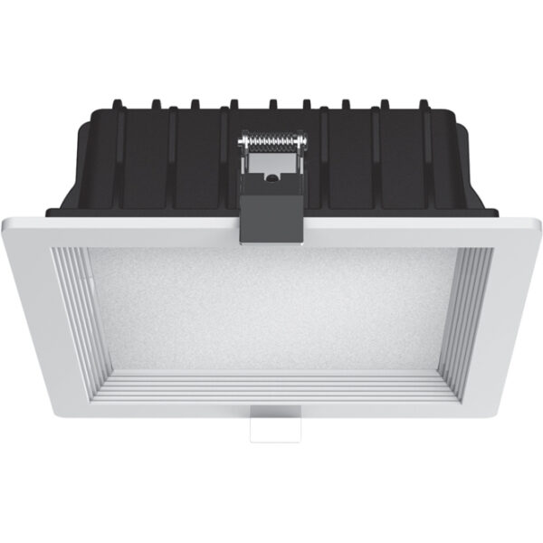 Foco de encastrar INTEGO PRO quadrado 1x26W LED 1490lm 6400K 120° C.18xL.18xAlt.0,5cm branco
