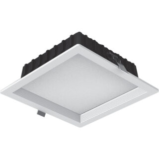 Foco de encastrar INTEGO PRO quadrado 1x32W LED 1880lm 6400K 120° C.22xL.22xAlt.0,5cm branco