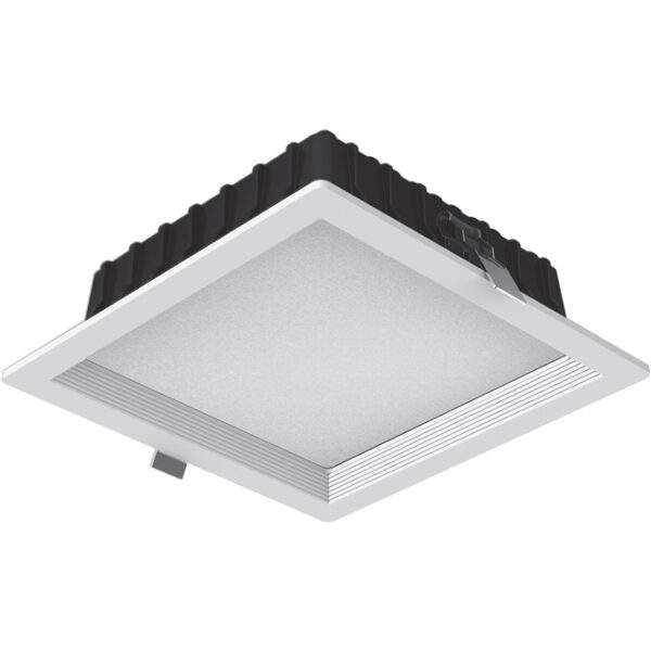 Foco de encastrar INTEGO PRO quadrado 1x32W LED 1880lm 6400K 120° C.22xL.22xAlt.0,5cm branco