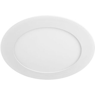 Foco de encastrar LED EVOLUTION redondo 1x6W LED 325lm 6400K Alt.0,2xD.12cm branco