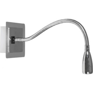 Aplique MARGARIDA 1x3W LED 6000K C.10xL.36cm cromado