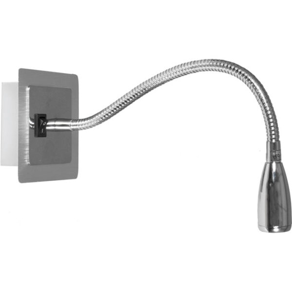 Aplique MARGARIDA 1x3W LED 6000K C.10xL.36cm cromado