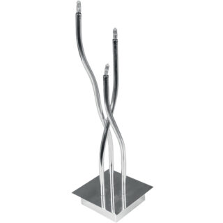 Candeeiro de mesa LEONOR 3xG4 12V C.14xL.14xAlt.48cm Cromado
