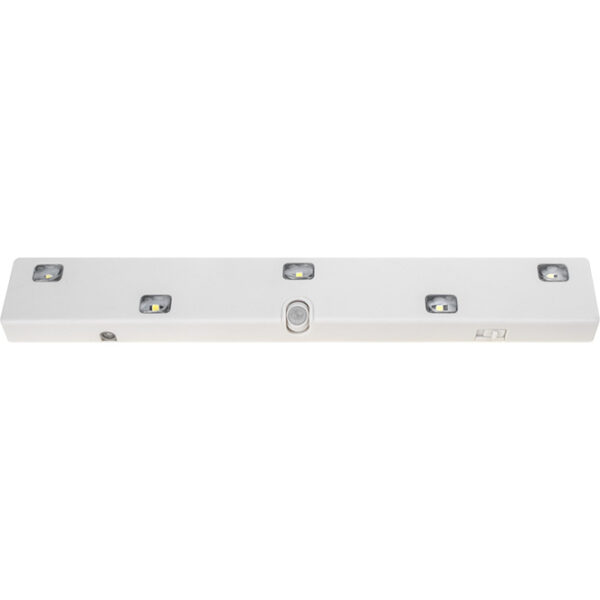 Régua EVERYWHERE com sensor e pilhas 1x1W LED 110lm 5000K C.30,6xL.4,3xAlt.2,2cm Branco