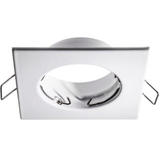 Aro de encastrar INTECA quadrado fixo C.8xL.8xAlt.2,1cm branco