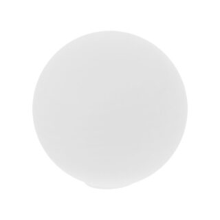 Tulipa OPALINO esférica de vidro branco D.5xAlt.5cm, para G4
