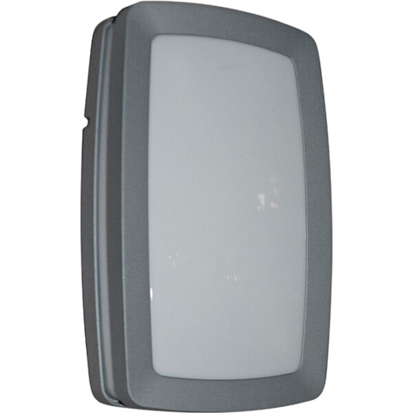 Aplique ANTUÃ IP54 2xE27 C.19xL.8,5xAlt.30cm metal+plástico cinzento