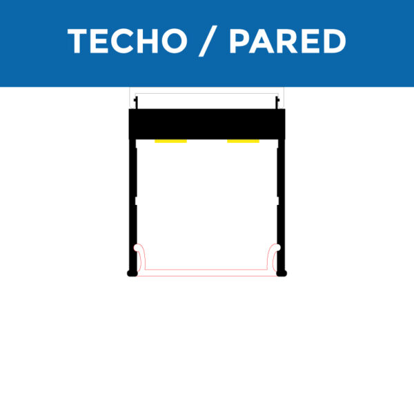 Perfil de aluminio MinLed 2 metros - Image 3