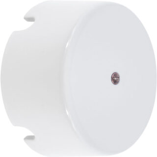 Caixa de derivação PORCELAIN 3 entradas/saídas D.100mm em porcelana branca