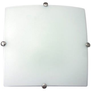 Plafond RECIFE pequeno 1xE27 C.25xL.25xAlt.5cm Opaco