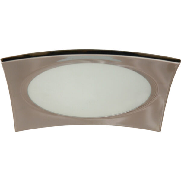 Plafond PETRÓPOLIS pequeno 2xE27 C.30xL.30xAlt.6cm Cromado