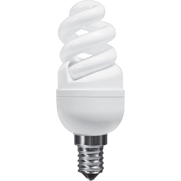 Lâmpada E14 (fino) Espiral SUPER MINI SUPREME 9W 2700K 445lm -A