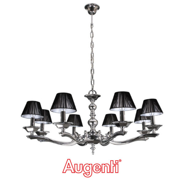 Candeeiro de tecto ONDINA 8xE14 Alt.Reg.xD.88cm Cromado