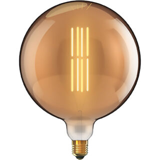 Lâmpada E40 Globo CLASSIC DECOLED Regulável D300 8W 1800K 630lm Ambar-A+