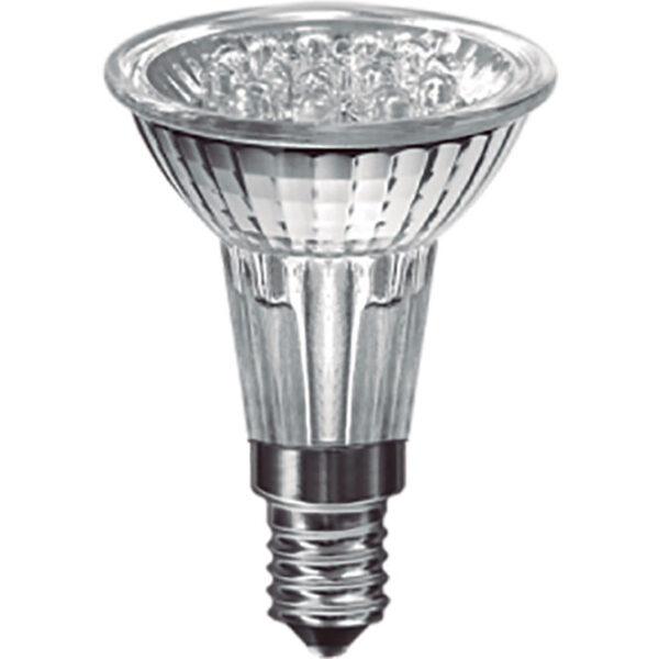 Lâmpada E14 (fino) PAR16 MULTILED 0.8W 4000K 20°Cromada