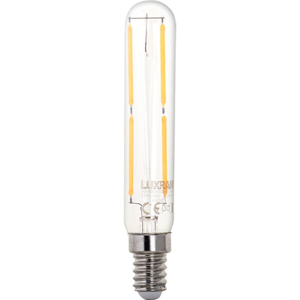 Lâmpada E14 (fino) T20 CLASSIC DECOLED 4W 2700K 400lm Transparente-A+