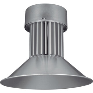 Campânula BRONX 1x100W LED 8000lm 3000K 120° Alt.41xD.41cm prata