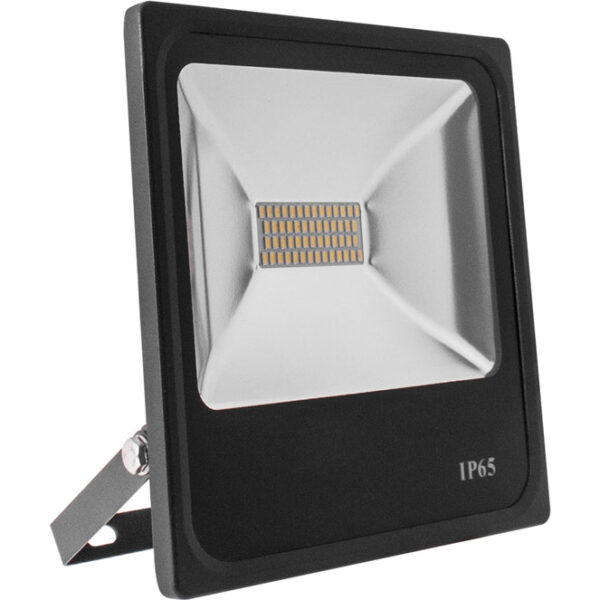 Projector TRENT IP65 1x30W LED 1740lm 3000K 120° C.19,5xL.5xAlt.23,5cm Preto