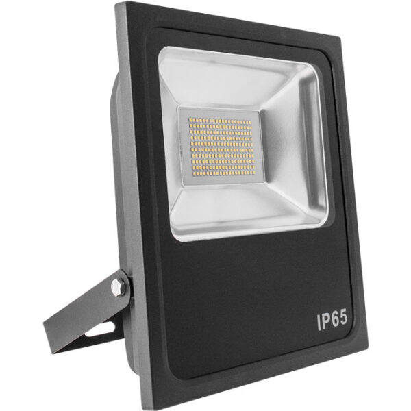 Projector TRENT IP65 1x100W LED 5000lm 4000K 120° C.29,5xL.7xAlt.37,5cm Preto