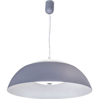 Suspensão ANALOREN 2x72W LED com 3 cores de luz 3000|4000|6000K D.65cm Cinzento