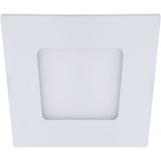 Foco de encastrar FRANCO quadrado 1x3W LED 134lm 4000K 120° C.9xL.9xAlt.0,2cm Branco