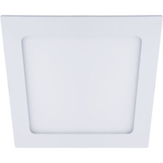 Foco de encastrar FRANCO quadrado 1x12W LED 672lm 3000K 120° C.17xL.17xAlt.0,2cm Branco