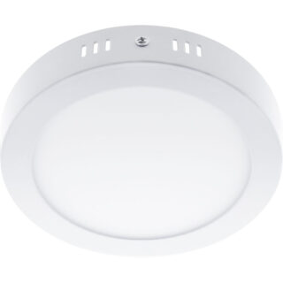 Plafond ESCUDO redondo 1x12W LED 672lm 4000K 120° Alt.3,5xD.17cm Branco