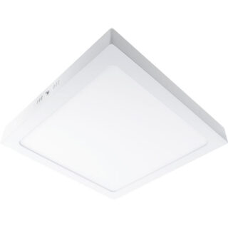 Plafond PESETA quadrado 30x30 1x24W LED 1560lm 4000K 120° C.30xL.30xAlt.3,2cm Branco