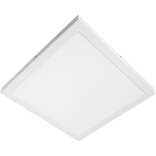 Plafond PESETA quadrado 40x40 1x28W LED 1960lm 4000K 120° C.40xL.40xAlt.4cm branco
