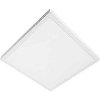 Plafond PESETA quadrado 60x60 1x48W LED 3600lm 4000K 120° C.60xL.60xAlt.4cm branco