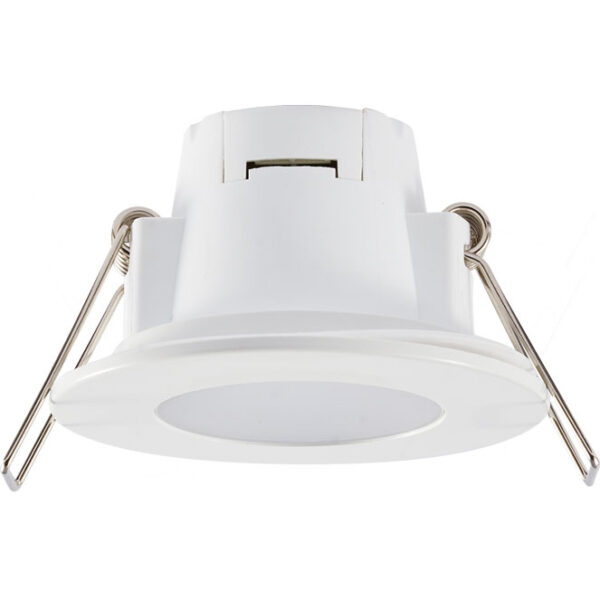Foco de encastrar XELIM redondo IP65 1x5W LED 350lm 6500K 120° Alt.5xD.9cm branco