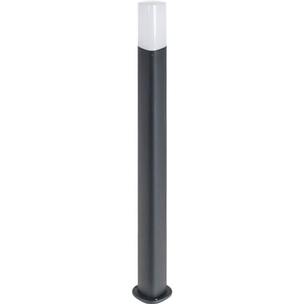 Pilar COURA IP44 1xE27 C.7xL.7xAlt.80cm Alumínio + Policarbonato (PC) Antracite