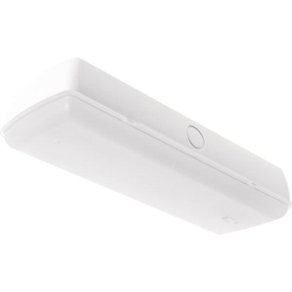 Luz de emergência KANATA mista com telecomando 1x3W LED 80lm 4000K C.26xL.9,5xAlt.5,5cm Branco