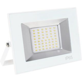 Projector TARIN IP65 1x50W LED 2500lm 3000K 120°C.19xL.3,2xAlt.13,7cm Branco