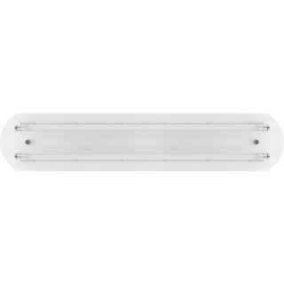 Plafond Jadeíte 2xG13 T8 LED 90cm C.100xL.22xAlt.6cm Branco