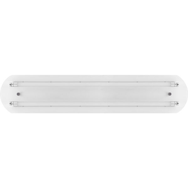 Plafond Jadeíte 2xG13 T8 LED 90cm C.100xL.22xAlt.6cm Branco