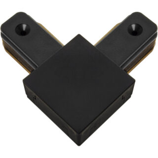Conector "L" para calha ADONIS (2 condutores) em preto