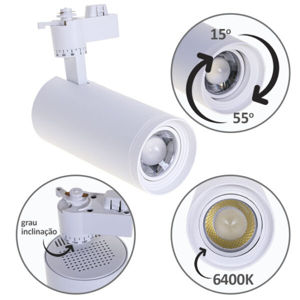Candeeiro de mesa DAISY 1x5W LED 280lm 4000K C.30xL.17xAlt.Reg.cm Preto/Madeira natural