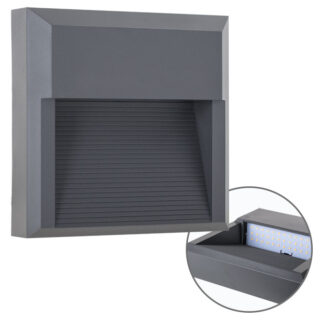 Plafond JORJA 2x12W LED 2400lm 4000K C.80xL.7,5xAlt.9cm Branco