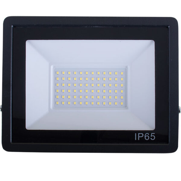 Projector TUMUT IP65 50W LED 3750lm 6400K C.21xL.3,2xAlt.15,8cm Preto