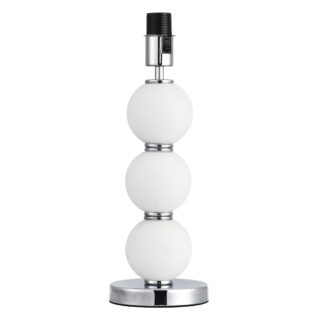 Base para candeeiro de mesa GONDOMAR 1xE27+1x10W LED 4000K Alt.44.xD.15cm cromado