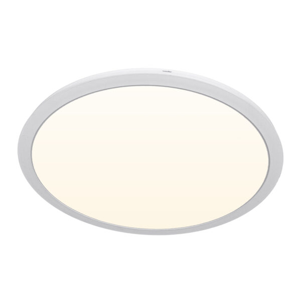 Painel de superficie ERASMUS redondo 40W LED 3400lm 4000K Alt.2,4xD.50cm Branco
