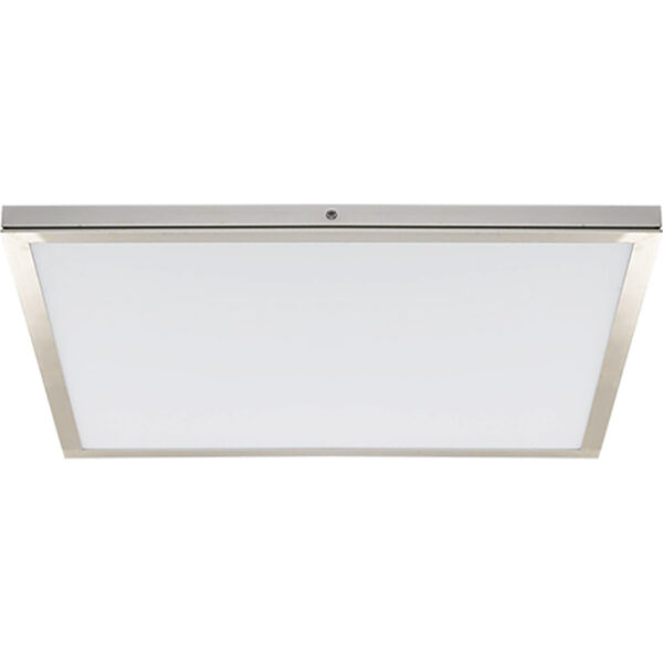 Painel de superfície TOLSTOI 30x30 1x24W LED 1920lm 3000K 120° C.30xL.30xAlt.2,3cm Níquel