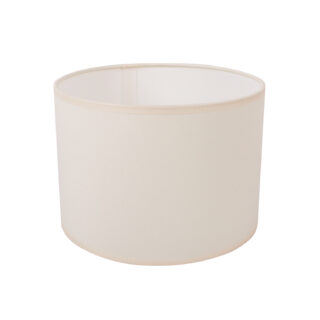 Abat-jour CIPRIOTA redondo tela PVC8886 com encaixe E27 Alt.15xD.20cm Natural (Cru)