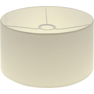 Abat-Jour CIPRIOTA redondo tela PVC802 com encaixe E27 Alt.17xD.30cm Bege