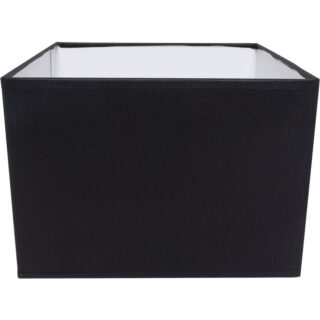 Abat-jour GREGO quadrado com encaixe E14 C.20xL.20xAlt.15cm Preto