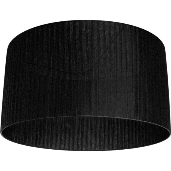 Abat-jour NEOZELANDÊS redondo grande M10 (lira) Alt.30xD.57cm preto