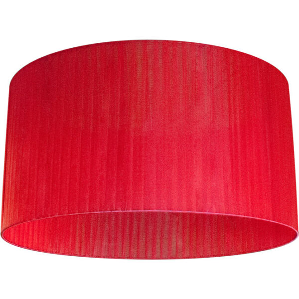 Abat-jour NEOZELANDÊS redondo grande M10 (lira) Alt.30xD.57cm vermelho